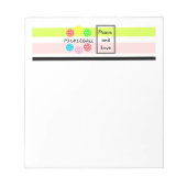 Bloc-note Pickleball Notepad. Pickleball Notepad Drôle. (Devant)