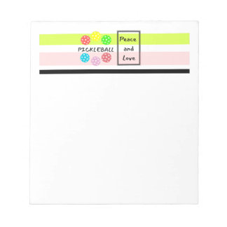 Bloc-note Pickleball Notepad. Pickleball Notepad Drôle.