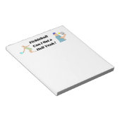 Bloc-note Pickleball Notepad. Pickleball Notepad Drôle. (Incliné)