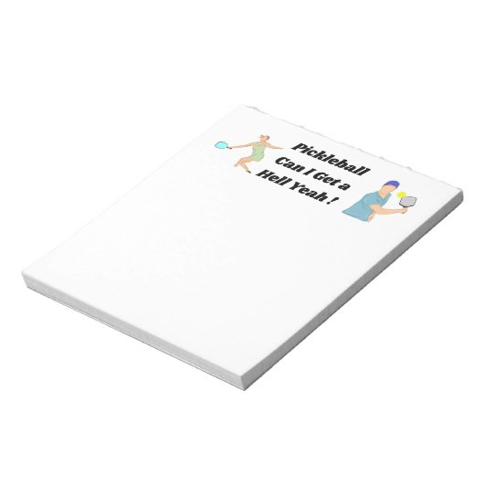 Bloc-note Pickleball Notepad. Pickleball Notepad Drôle. (Tourné)