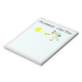 Bloc-note Pickleball Notepad. Pickleball Notepad Drôle. (Tourné)