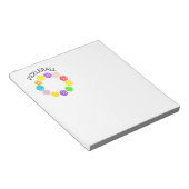 Bloc-note Pickleball Notepad pour les notes, les notes, les  (Incliné)
