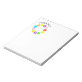 Bloc-note Pickleball Notepad pour les notes, les notes, les  (Tourné)