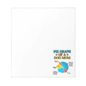 Bloc-note Pie Graphe d'une maman de chien (Devant)