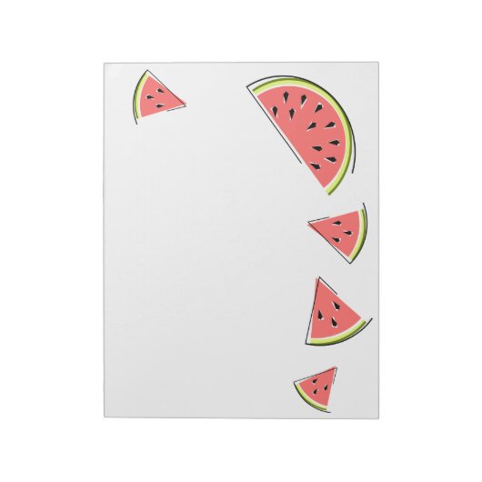 Bloc-note Pièces de pastèque (Tourné)