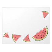 Bloc-note Pièces de pastèque (Devant)