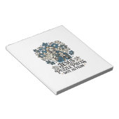 Bloc-note Pièces de puzzle Jésus pas autisme Pièces de puzzl (Incliné)