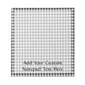 Bloc-note Pied noir/blanc Styliste (Devant)