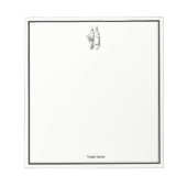 Bloc-note Pieds de Ballerina à la pointe #1 (Devant)