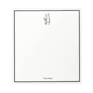 Bloc-note Pieds de danseuse sur pointe #1