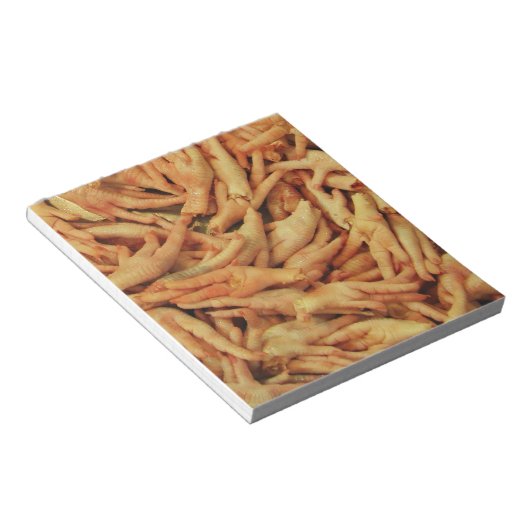 Bloc-note Pieds de poulet cru (Incliné)