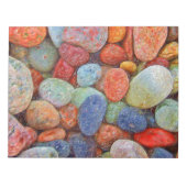 Bloc-note Pierre colorée, galets, rochers (Devant)