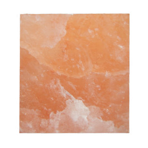 Bloc-note Pierre orange de sel