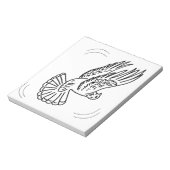 Bloc-note Pigeon à rouleaux en action (Tourné)