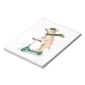 Bloc-note Piggy sur scooter (Tourné)