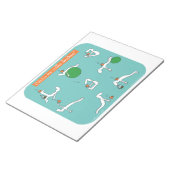 Bloc-note pilates pour les buveurs de café (Incliné)