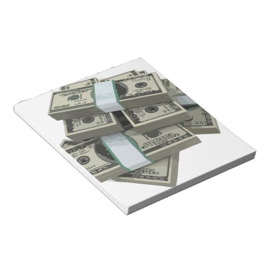 Bloc-note Pile d'argent (Incliné)