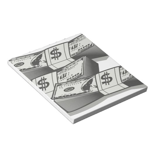 Bloc-note Pile de liquidités (Incliné)