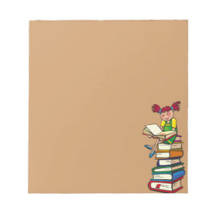 Bloc-note Pile de livres