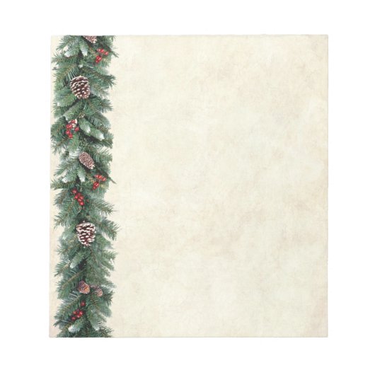 Bloc-note Pine Garland (Devant)