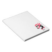 Bloc-note Pingouin de Noël dans un Casquette et écharpe sur (Incliné)