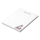 Bloc-note Pingouin mignon personnalisé à Noël de Noël (Tourné)