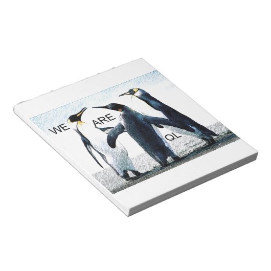 Bloc-note pingouins (Incliné)