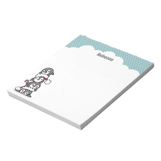 Bloc-note Pingouins de vacances (Tourné)