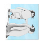 Bloc-note Pingouins douillets cool (Devant)