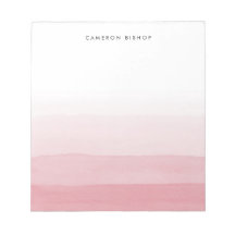 Pink and White Watercolor Layered Ombre