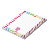 Bloc-note Pink Apple Boho Dots enseignant (Tourné)