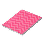 Bloc-note Pink Chevron Chic et Pad d'écriture fonctionnelle (Tourné)