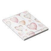 Bloc-note Pink Cream Hearts (Incliné)