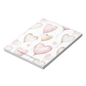 Bloc-note Pink Cream Hearts (Tourné)