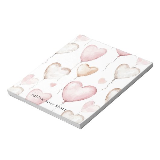 Bloc-note Pink Cream Hearts (Tourné)