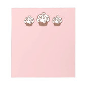 Bloc-note Pink Cupcake Kitchen Notepad Notes Cadeau (Devant)