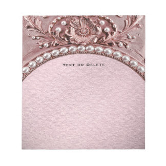 Bloc-note Pink Flower Notepad