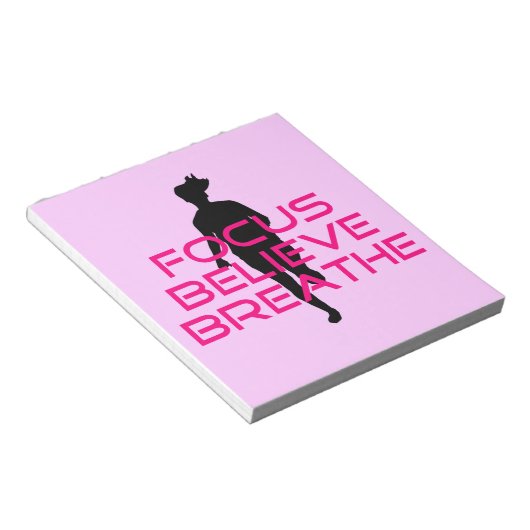 Bloc-note Pink Focus Croire Respirer (Incliné)