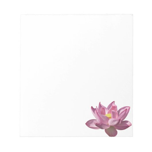 Bloc-note Pink Lotus Flower IV (Devant)