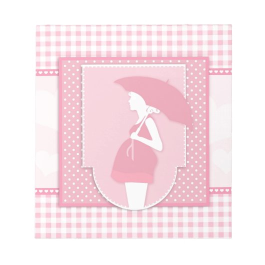 Bloc-note pink maternity (Devant)