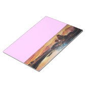 BLOC-NOTE PINK MOUNTAINS LAC ALPINE SUNSET PAYSAGE (Incliné)