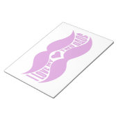 Bloc-note Pink Mustaches custom notepad (Incliné)