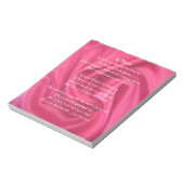 Bloc-note Pink - Poème nièce (Tourné)
