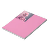 BLOC-NOTE PINK POODLE CHIEN ÉCRIT PAD STATIONNAIRE (Tourné)
