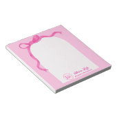 Bloc-note Pink Ribbon Wedding Gate  (Incliné)
