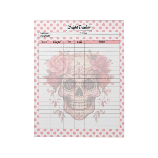 Bloc-note Pink Sugar Skull Tracker (Tourné)