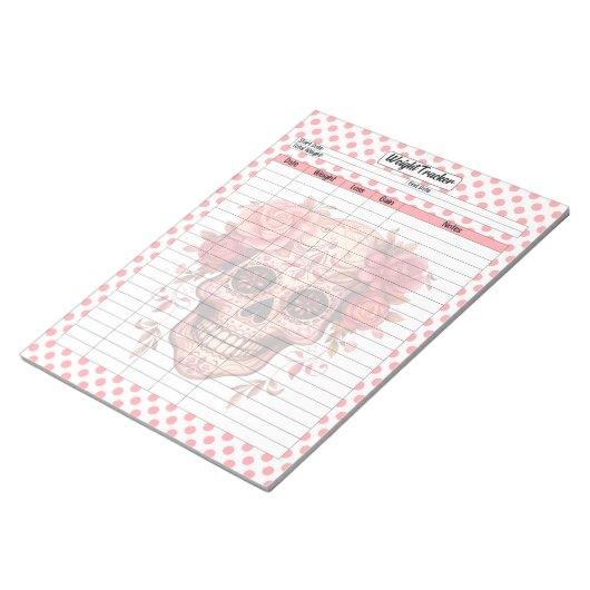 Bloc-note Pink Sugar Skull Tracker (Incliné)
