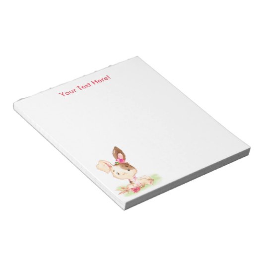 Bloc-note Pink Watercolor (Incliné)