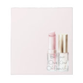 Bloc-note Pink White Lipstick Ivory Nail Polish (Devant)