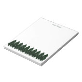 Bloc-note Pins de forêt (Tourné)